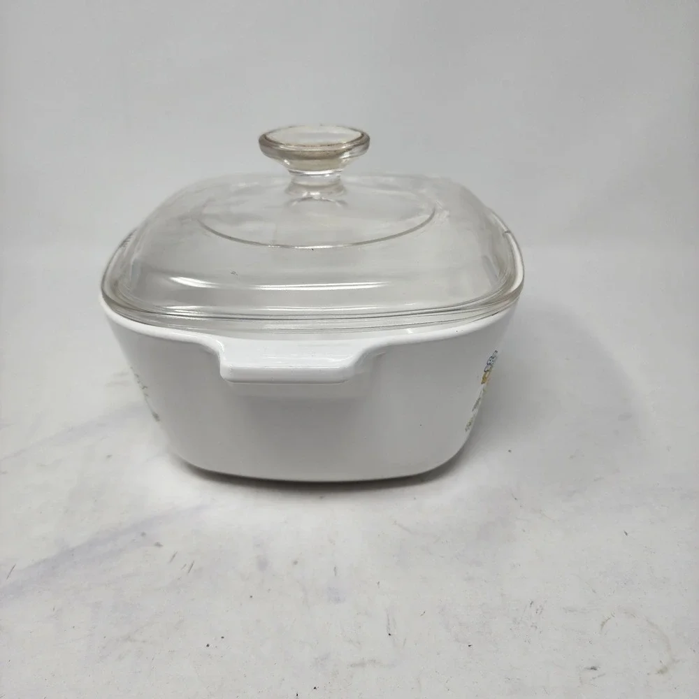 Vintage CorningWare‎ Floral Bouquet Casserole Dish 1 3/4 QT P-1 3/4-B With Lid